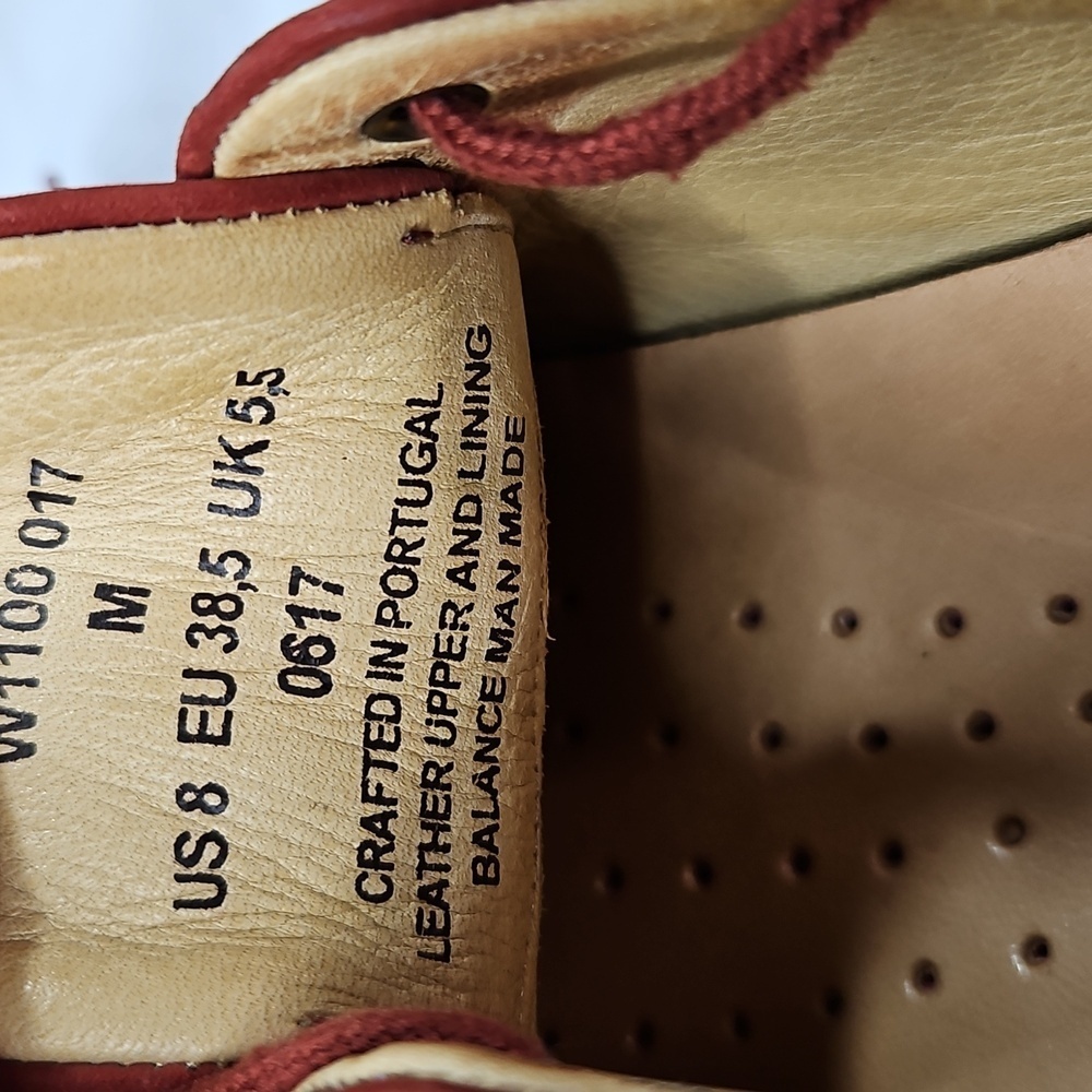 Samuel Hubbard Burnt Orange Womens Loafers Size 8 - Picture 4 of 9